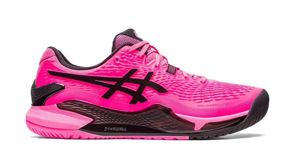 Asics Men's Gel-Resolution 9 Tennis Shoes In Hot Pink/Black