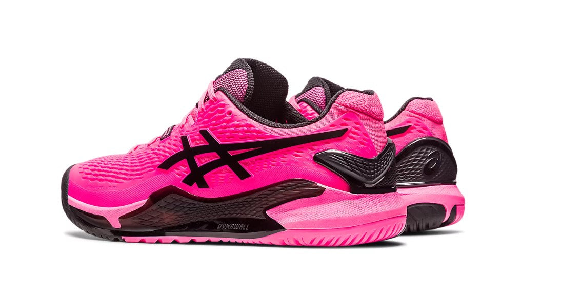 Asics Men's Gel-Resolution 9 Clay Tennis Shoes in Hot Pink/Black