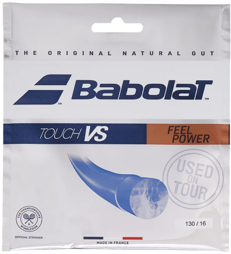 Tennis Racket String Pachet Babolat VS Touch Gut 16 Tennis String in Natural Packet - 6M – ATR Sports