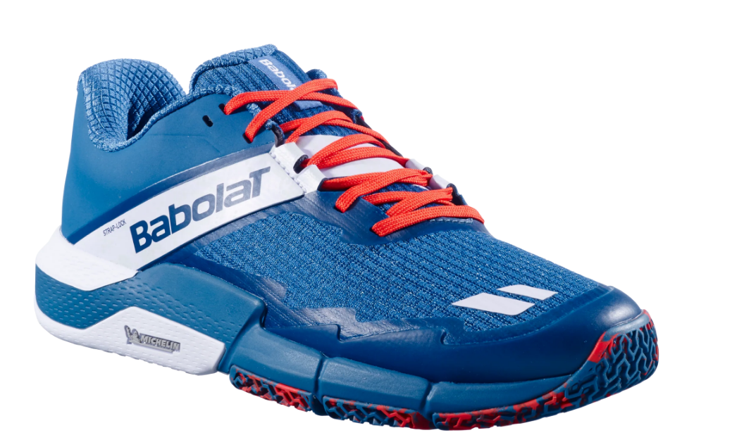 Babolat Men's Movea 2 Padel Shoes in Seaport/Cherry Tomato