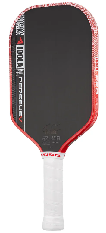 JOOLA Perseus Pro V Ben Johns' Pickleball Paddle in Blaze Red