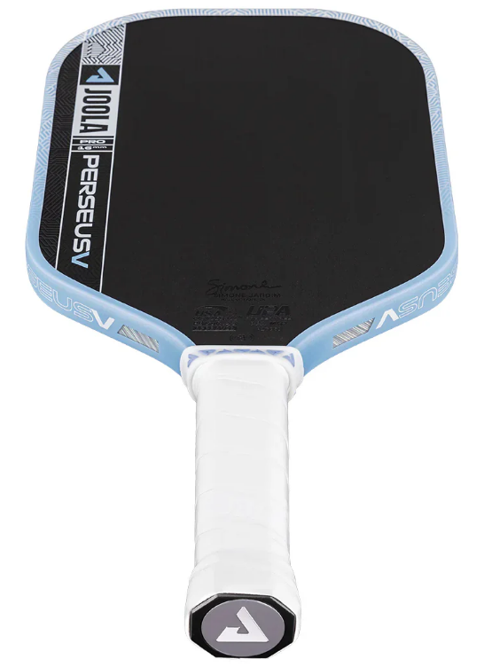 JOOLA Perseus Pro V Simone Jardim's Pickleball Paddle in Breeze Blue
