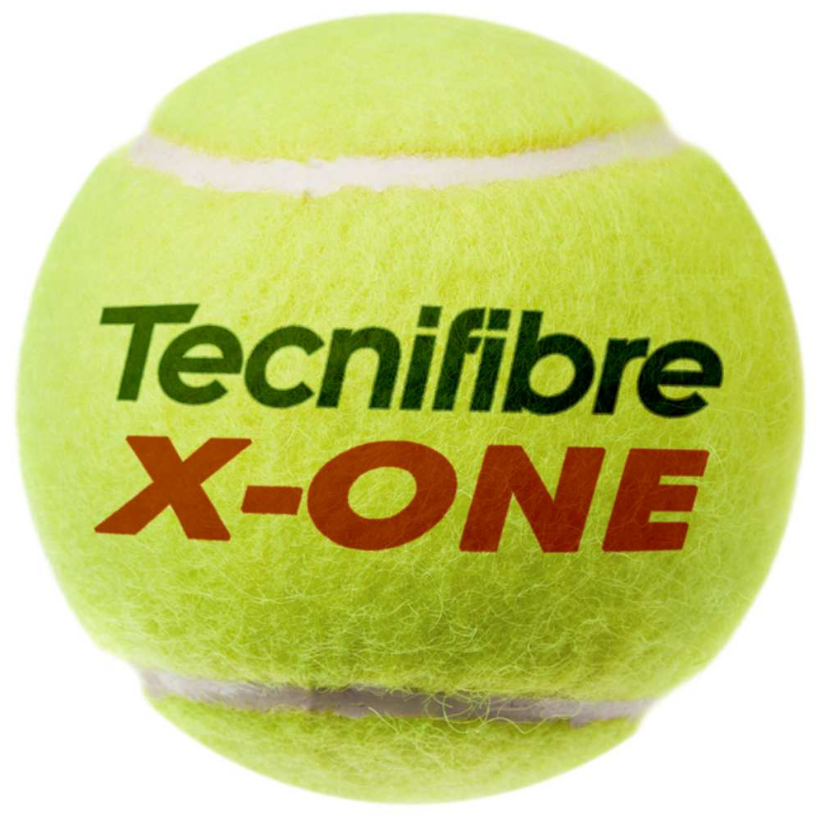 Tecnifibre X-One All Court Tennis Balls (2 pack 4 ball can)