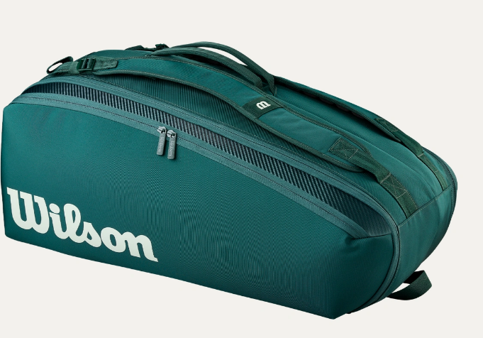 Wilson Blade Super Tour V10 9 Racquet Tennis Bag in Green