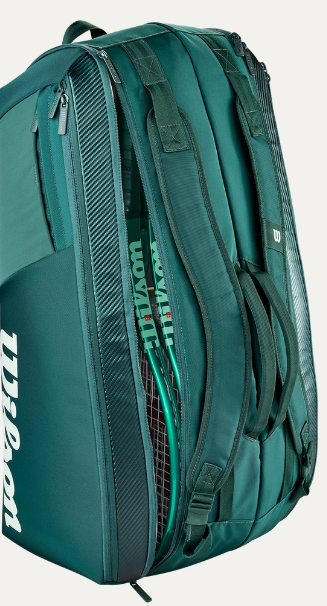 Wilson Blade Super Tour V10 9 Racquet Tennis Bag in Green