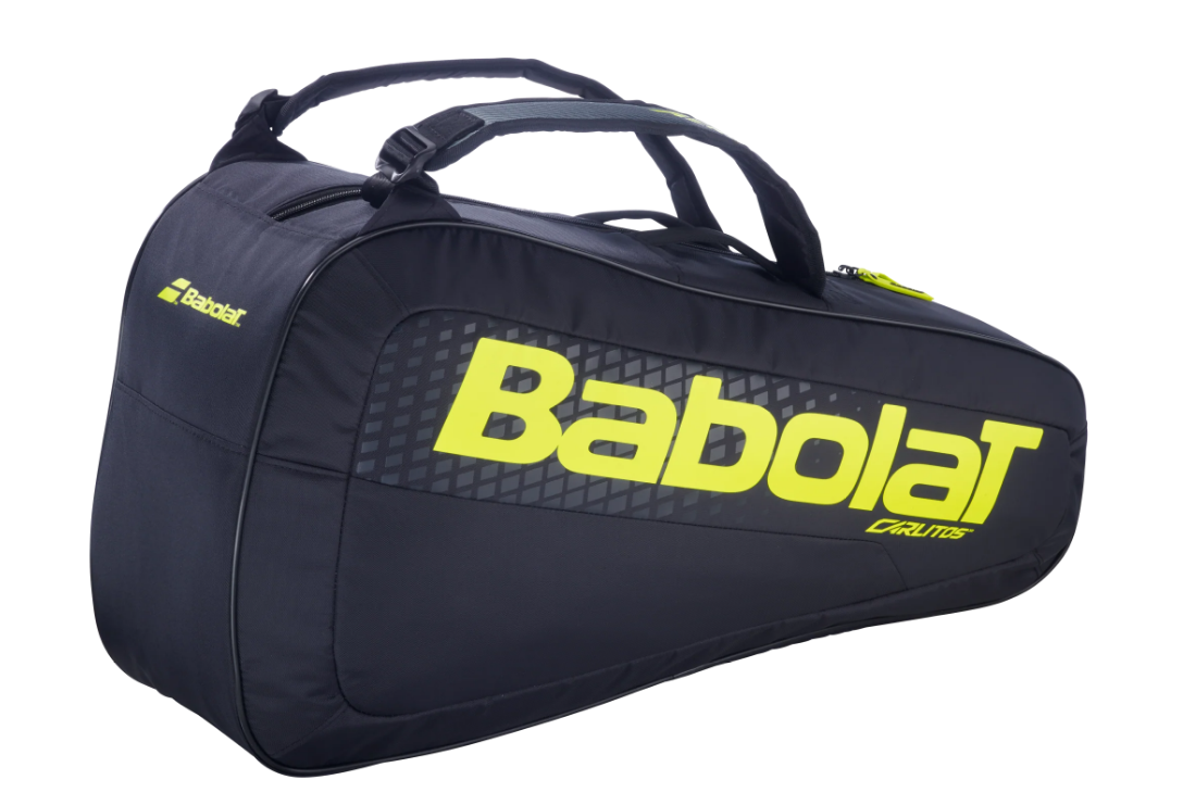 Babolat Carlitos 3 pack Junior Tennis Racquet bag in Black