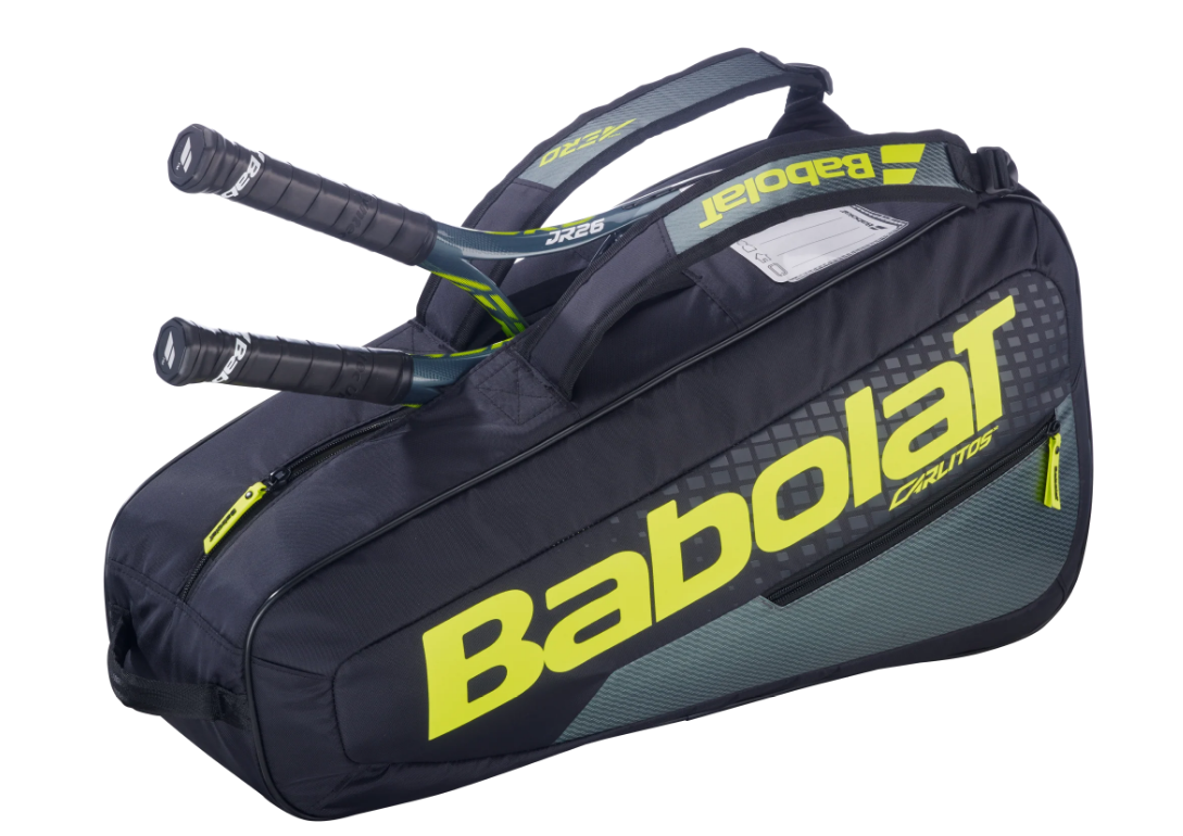 Babolat Carlitos 3 pack Junior Tennis Racquet bag in Black