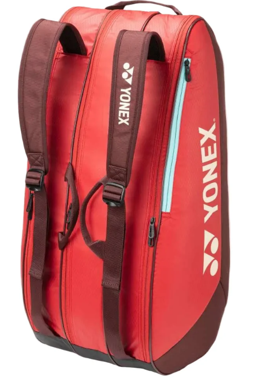Yonex Team 9 Racquet Bag in Ruby Red