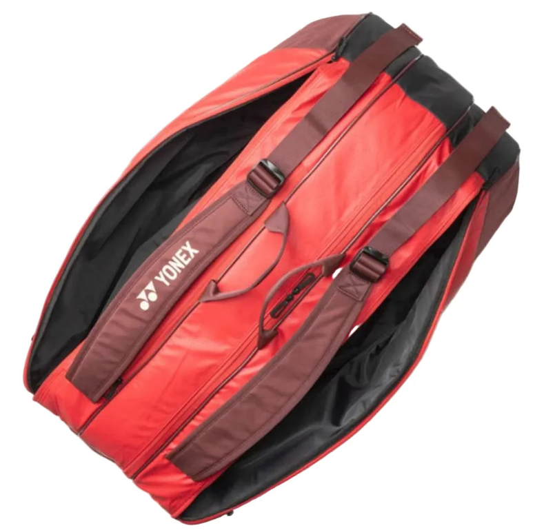 Yonex Team 9 Racquet Bag in Ruby Red