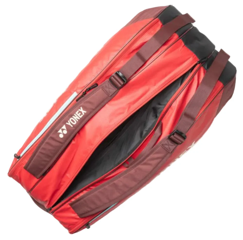 Yonex Team 9 Racquet Bag in Ruby Red