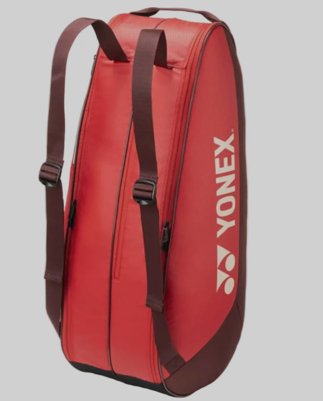 Yonex Team 6 Racquet Bag in Ruby Red