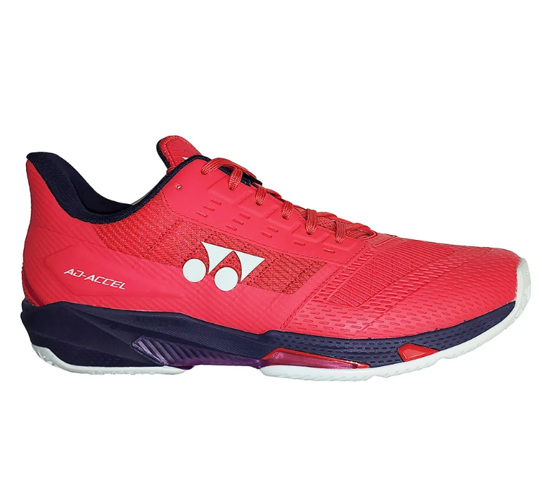 Yonex Power Cushion AD-ACCEL Women's Tennis Shoe in Sunset Red