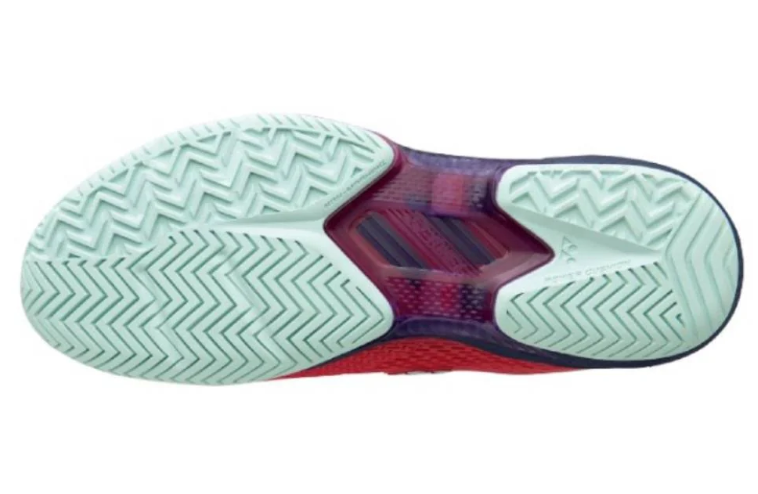 Yonex Power Cushion AD-ACCEL Women's Tennis Shoe in Sunset Red