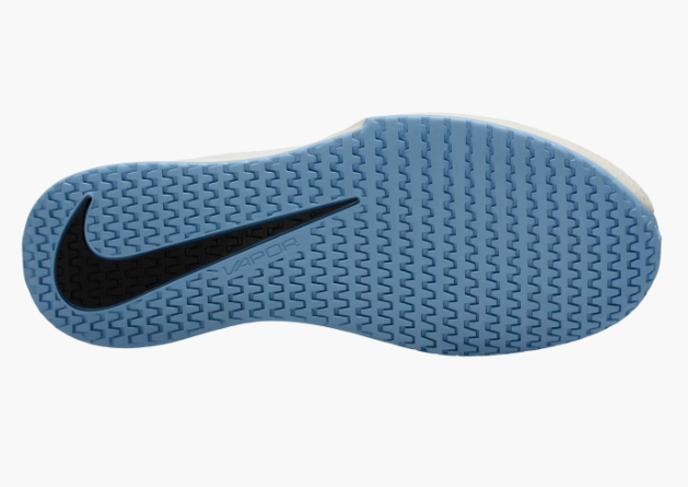 Nike Women's Vapor Lite 3 Hard Court Tennis Shoes in White/Ghost-World Indigo
