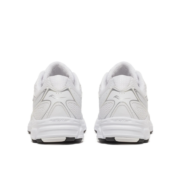 Saucony Unisex Tempest Running Shoes in White/Silver