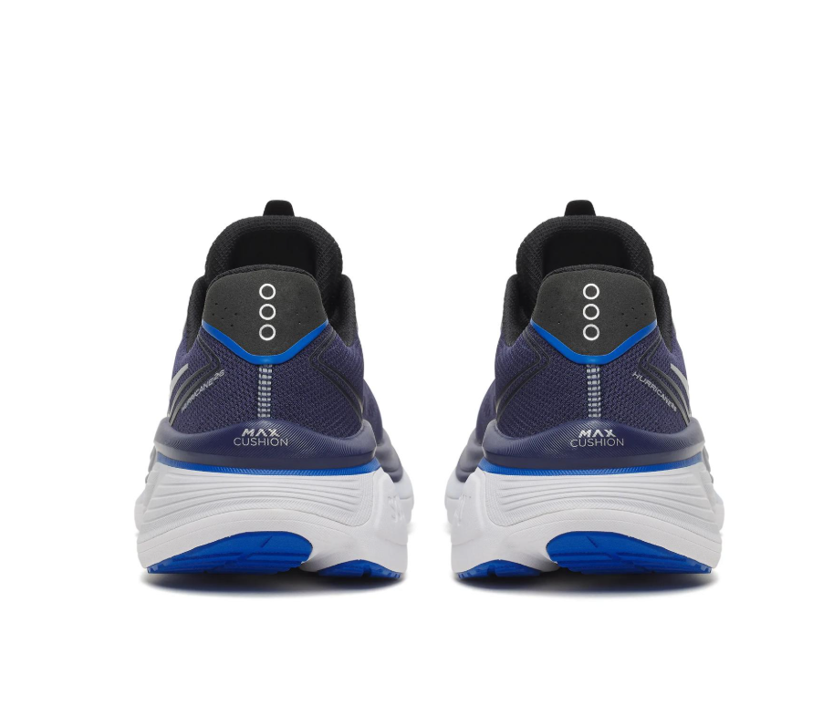 Saucony Men's Hurricane 26 Wide in Naval/Black