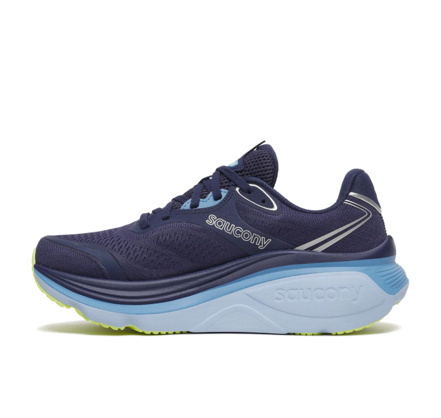 Saucony Women's Hurricane 26 Wide in Naval/Skyward