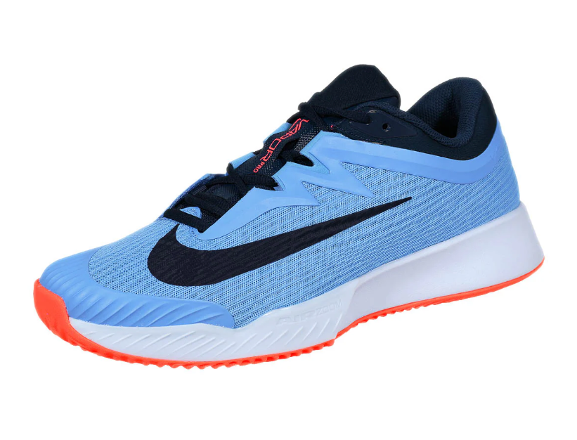 Nike Men's Vapor Pro 3 Clay Court Tennis Shoes in University Blue/Midnight Navy
