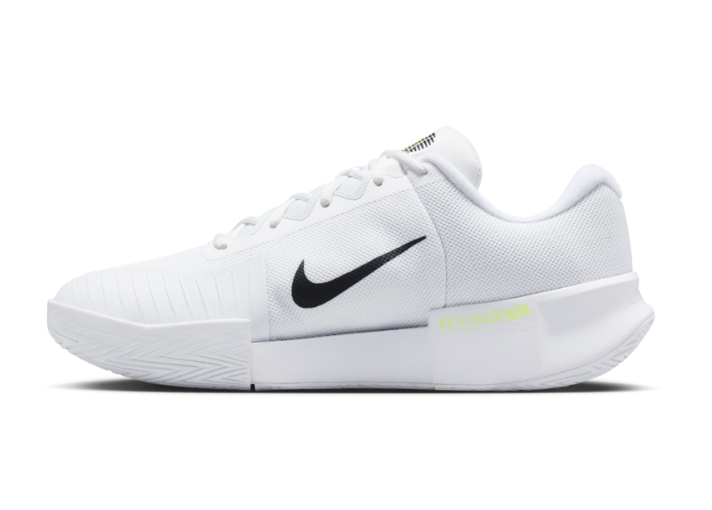 Nike Men's GP Challenge Pro Hard Court Tennis Shoes in White/Black-Pure Platinum-Volt