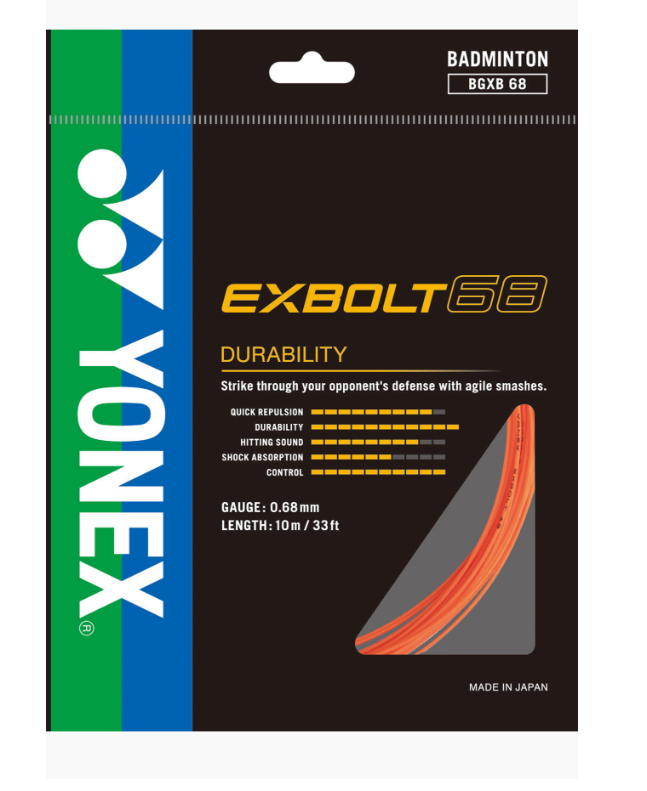 Yonex Exbolt 68 Badminton String Set