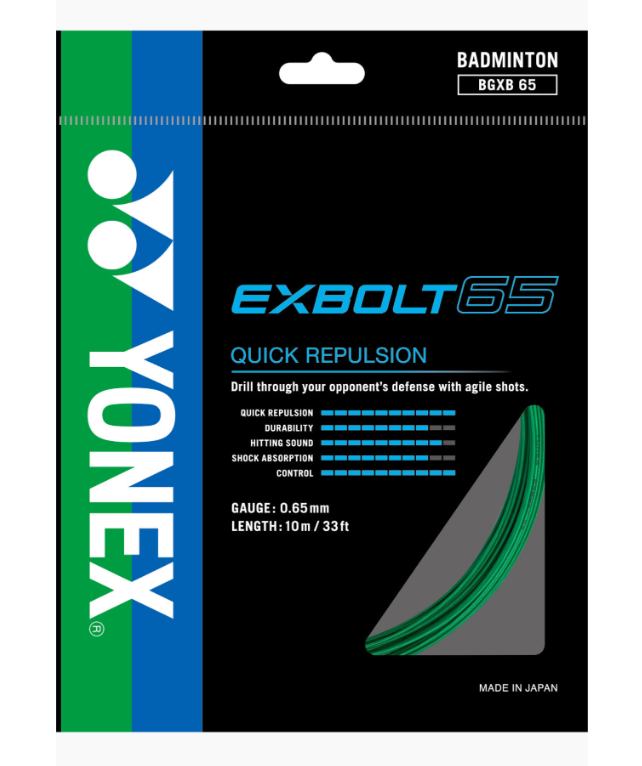Yonex Exbolt 65 Badminton String Set