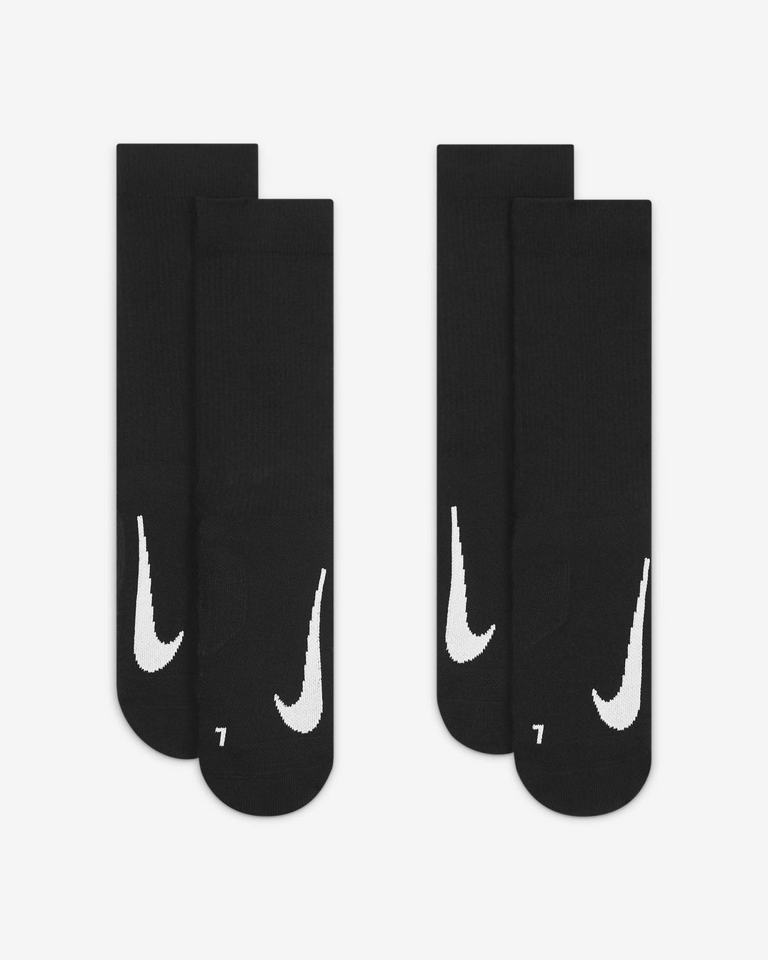 Nike Court Multiplier Cushioned Crew Socks in Black