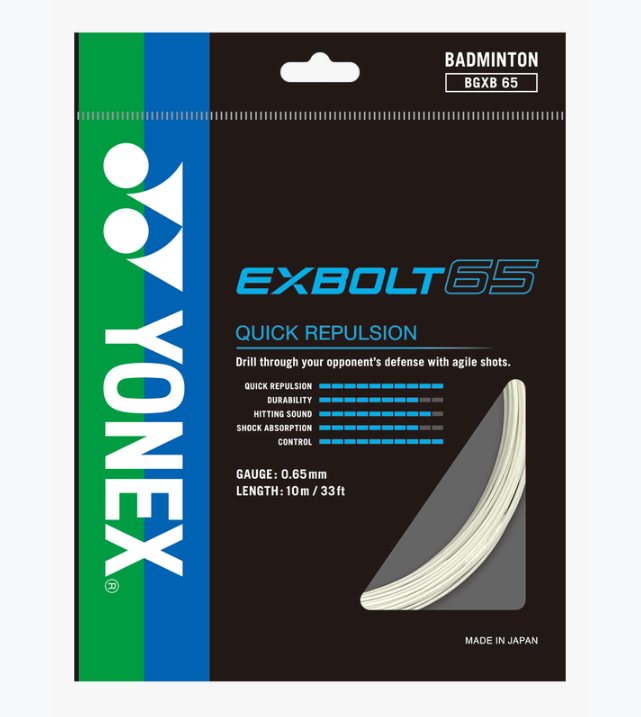 Yonex Exbolt 65 Badminton String Set