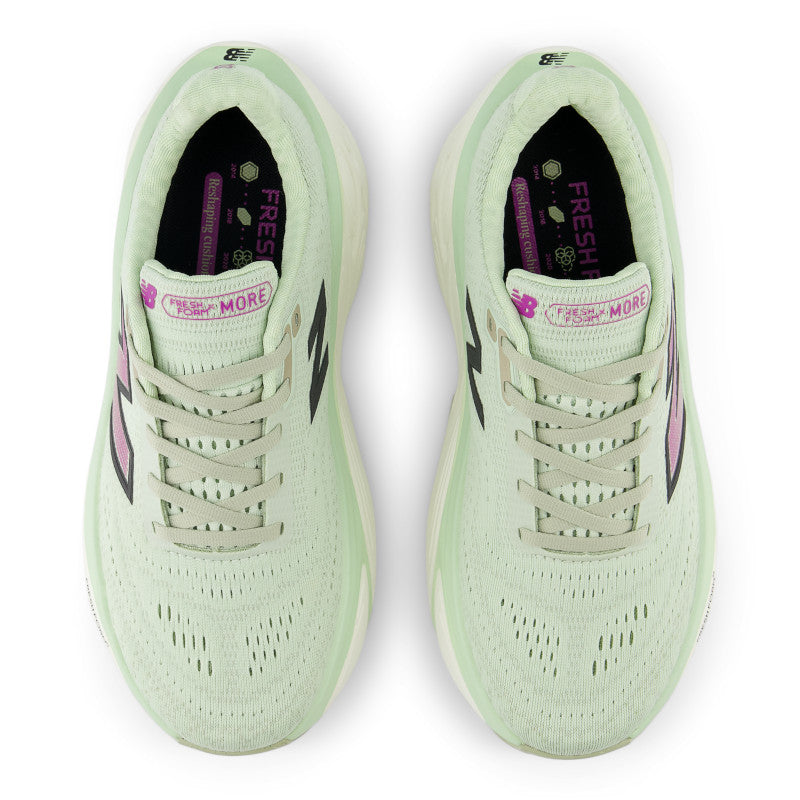 New Balance Women's Fresh Foam X More v5 Running Shoes in NATURAL MINT