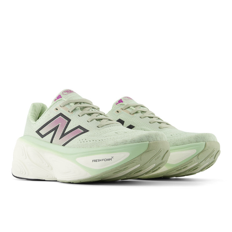 New Balance Women's Fresh Foam X More v5 Running Shoes in NATURAL MINT