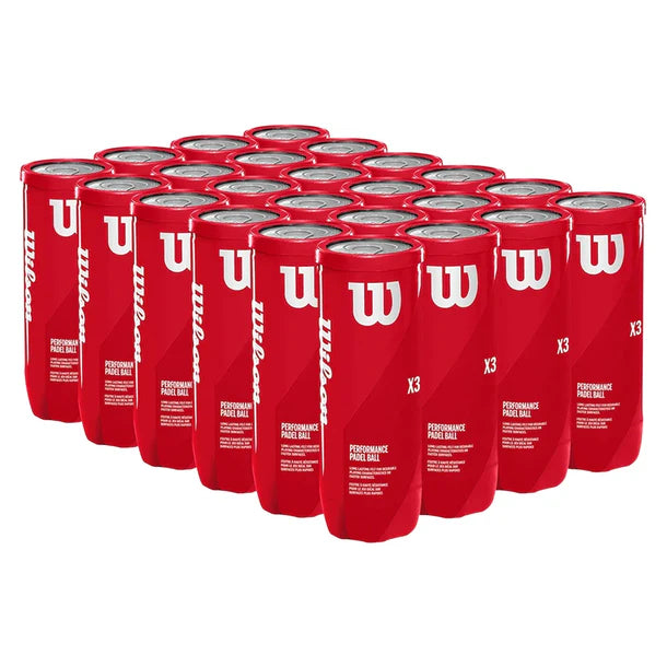 Wilson X3 Yellow Padel Ball Case - 24 Tubes
