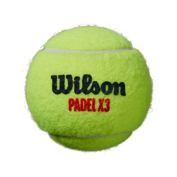 Wilson X3 Padel Balls in Yellow - 3 Ball Can