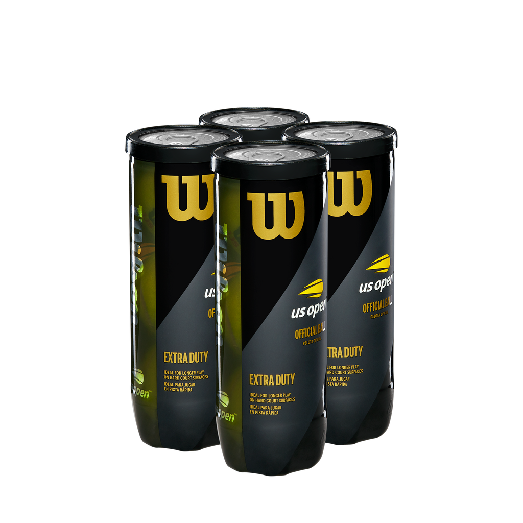 Shop Wilson US Open Extra Duty 3 Tennis Ball Pack - 4 Cans | ATR