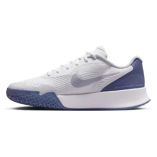 Nike Women's Vapor Lite 3 Hard Court Tennis Shoes in White/Ghost-World Indigo