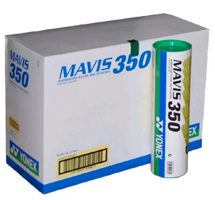 Yonex Mavis 350 Nylon Badminton Shuttlecock (Yellow)