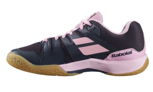 Babolat Shadow Team Women's Badminton Shoes In Black/Peony