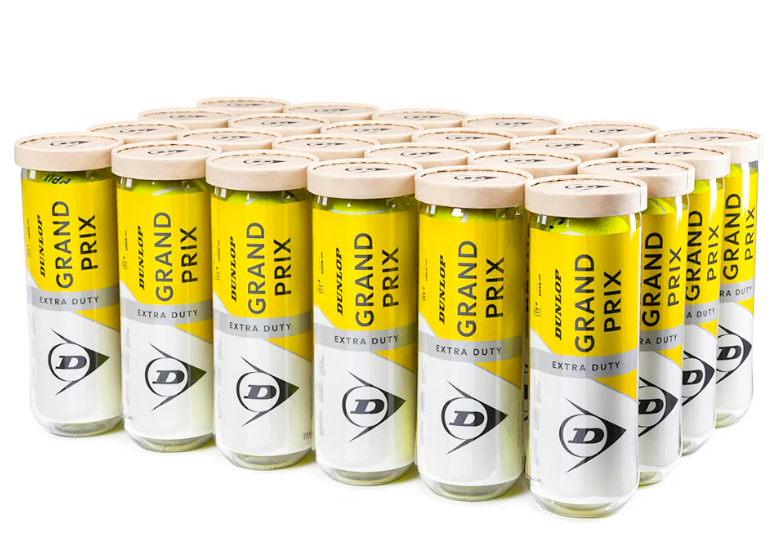 Dunlop Grand Prix Extra Duty Tennis Ball Case- 24 cans