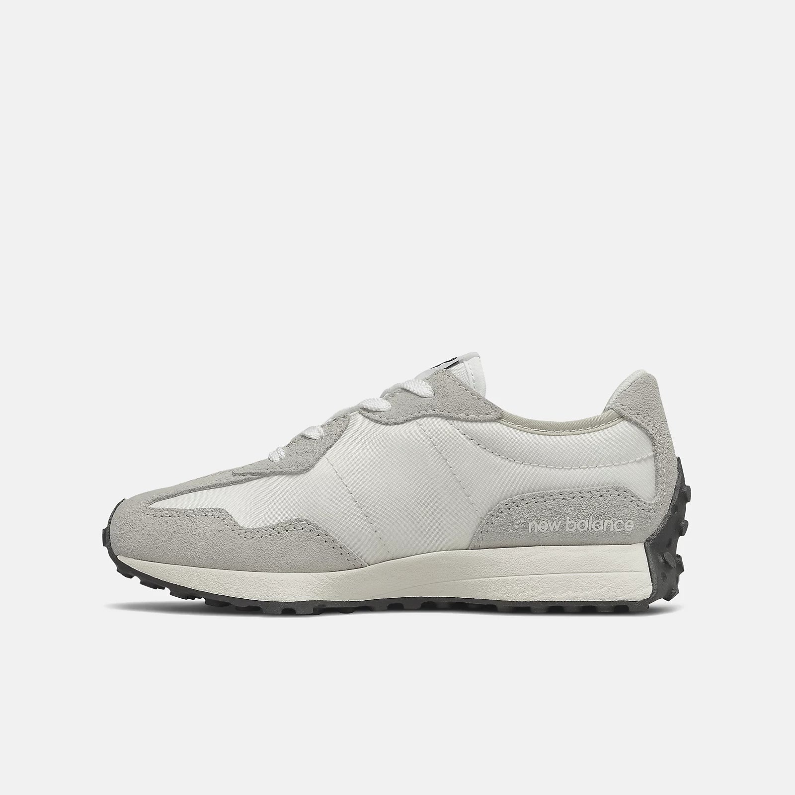 New Balance Grade Boys 327 Lace Sport Lifestyle Shoes in Silver Birch