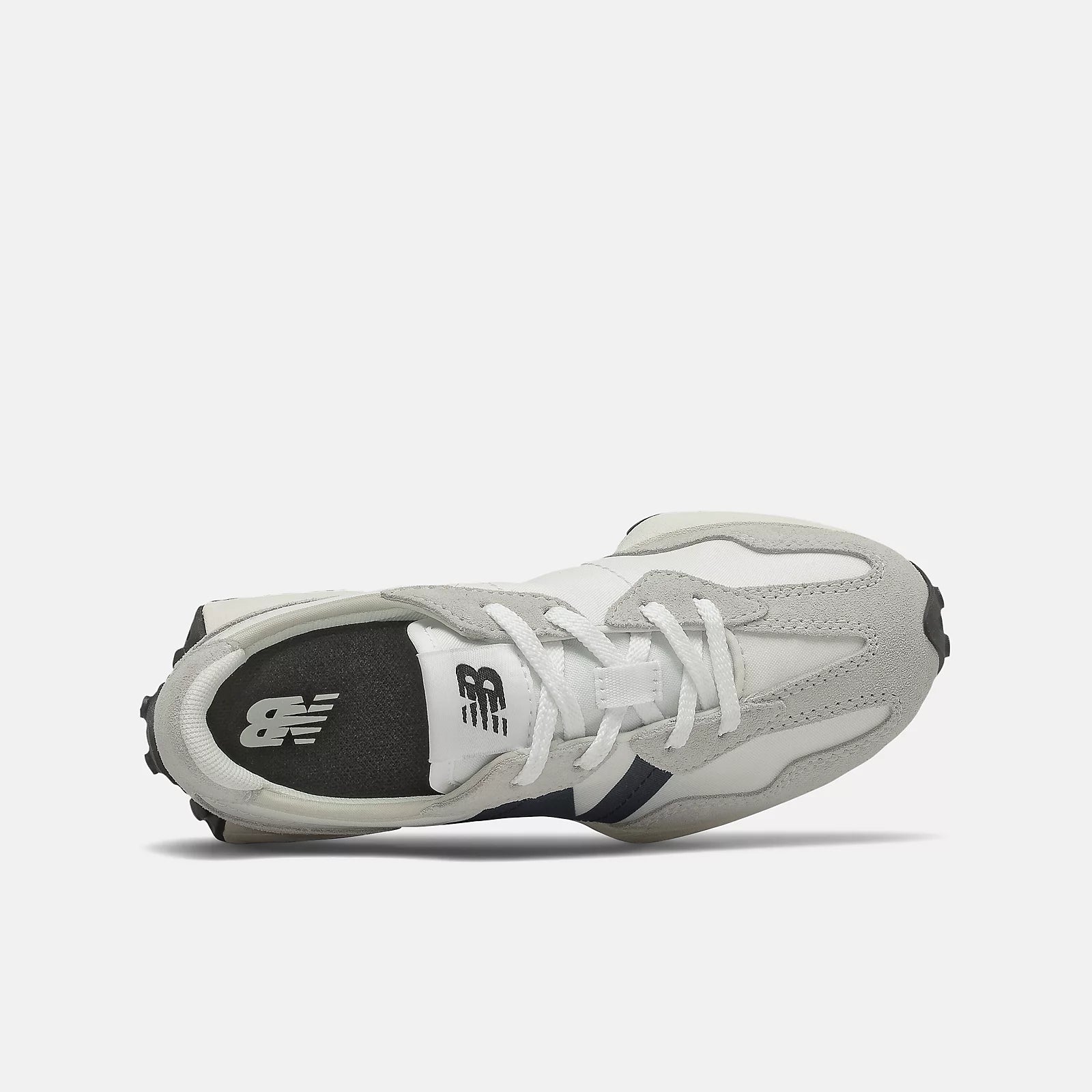 New Balance Grade Boys 327 Lace Sport Lifestyle Shoes in Silver Birch