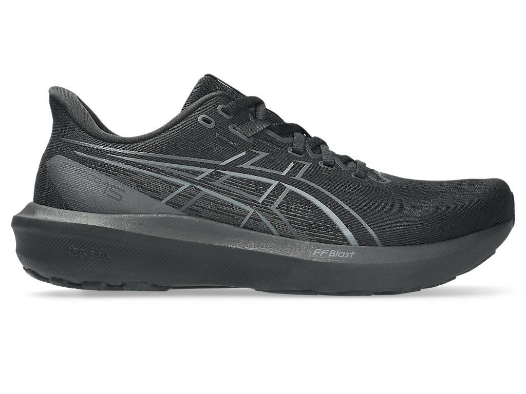 Asics Men's GT-1000 15 Wide (2E) Running Shoes in Black/Black
