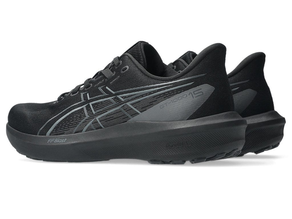Asics Men's GT-1000 15 Extra wide (4E) Running Shoes in Black/Black