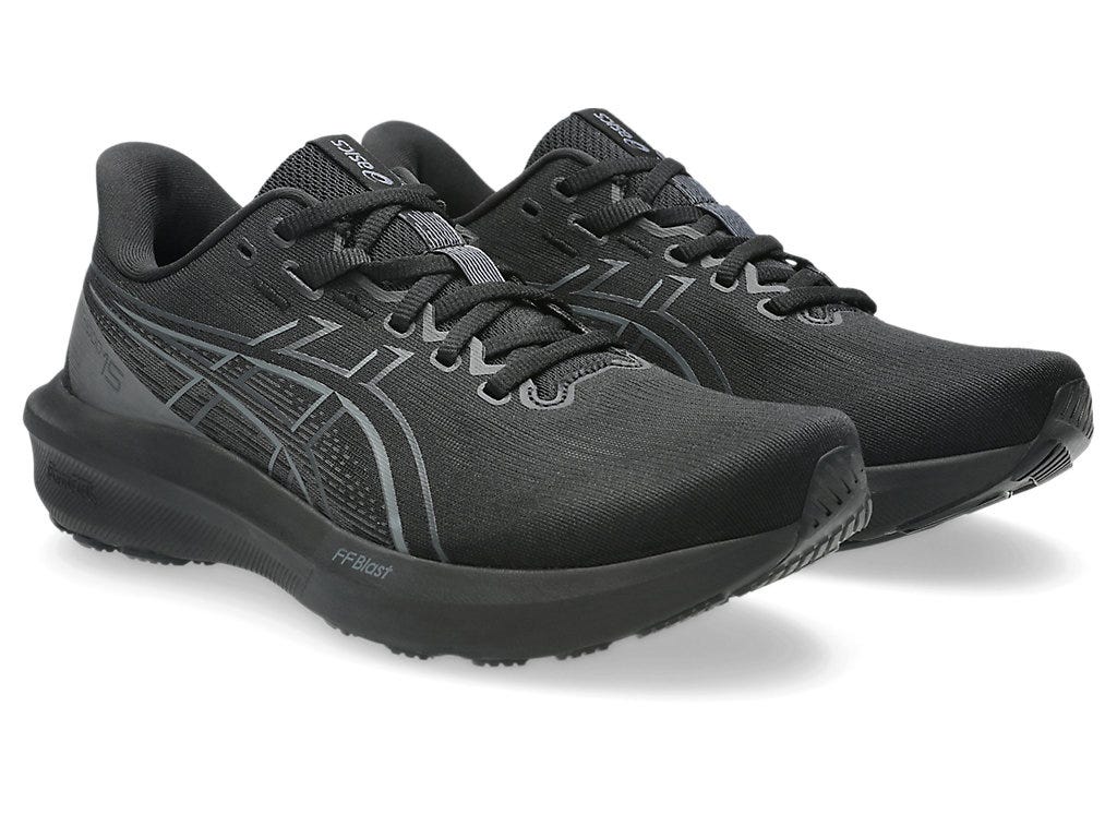 Asics Men's GT-1000 15 Extra wide (4E) Running Shoes in Black/Black