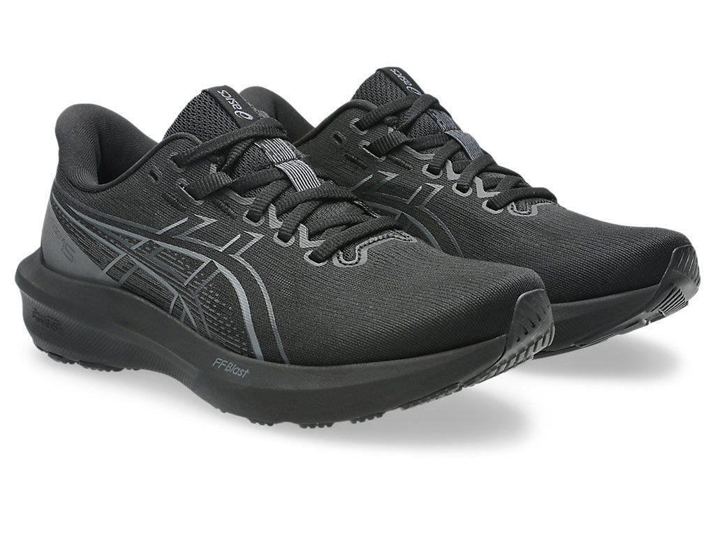 Asics Women's GT-1000 15 Wide (D) Running Shoes in Black/Black
