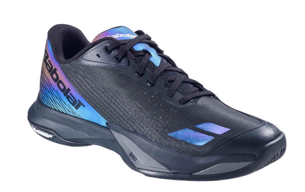 Babolat Jet Mach 4 Spectra All Court Tennis Shoes in Holographic