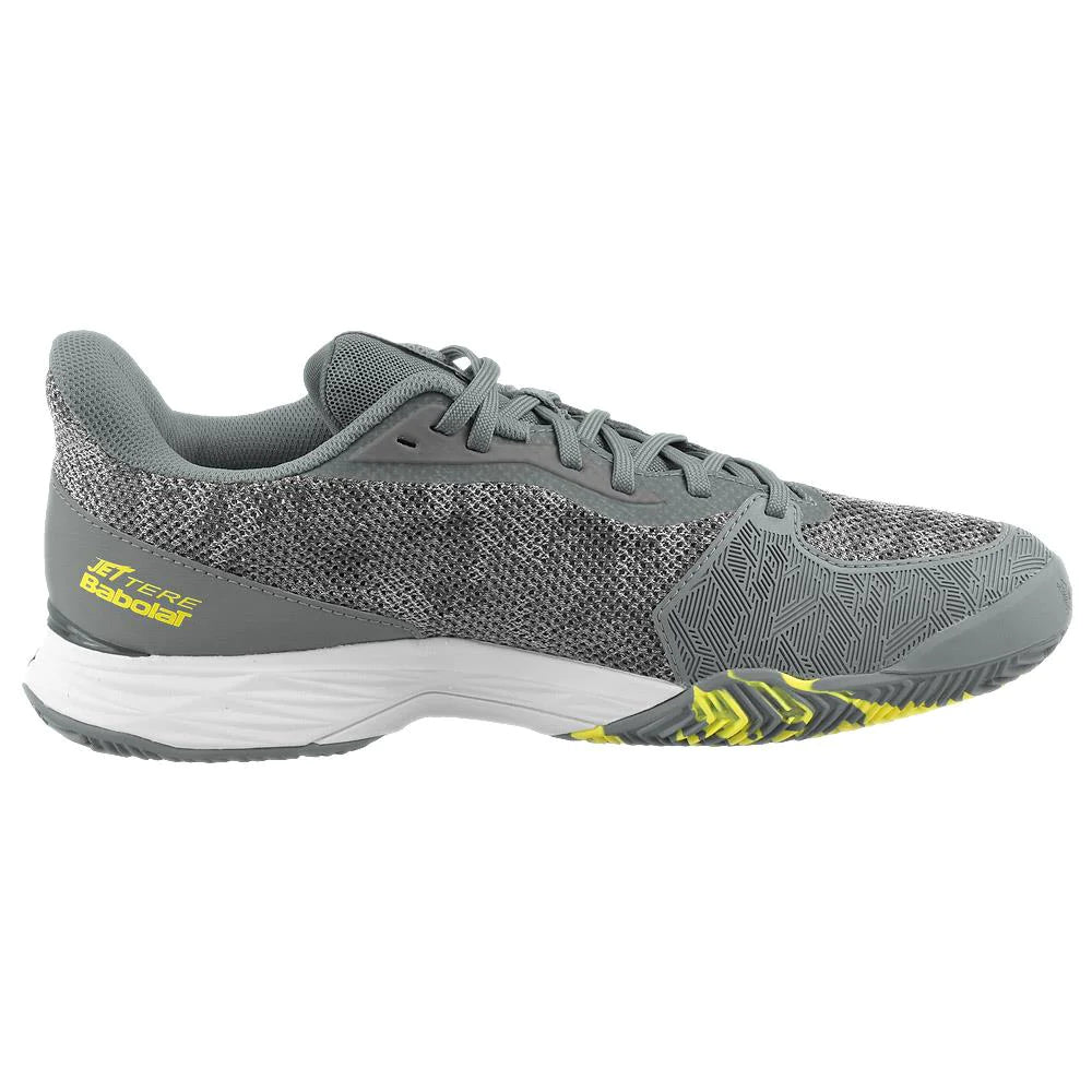 Babolat Men's Jet Tere Clay Tennis Shoes in Grey/Aero