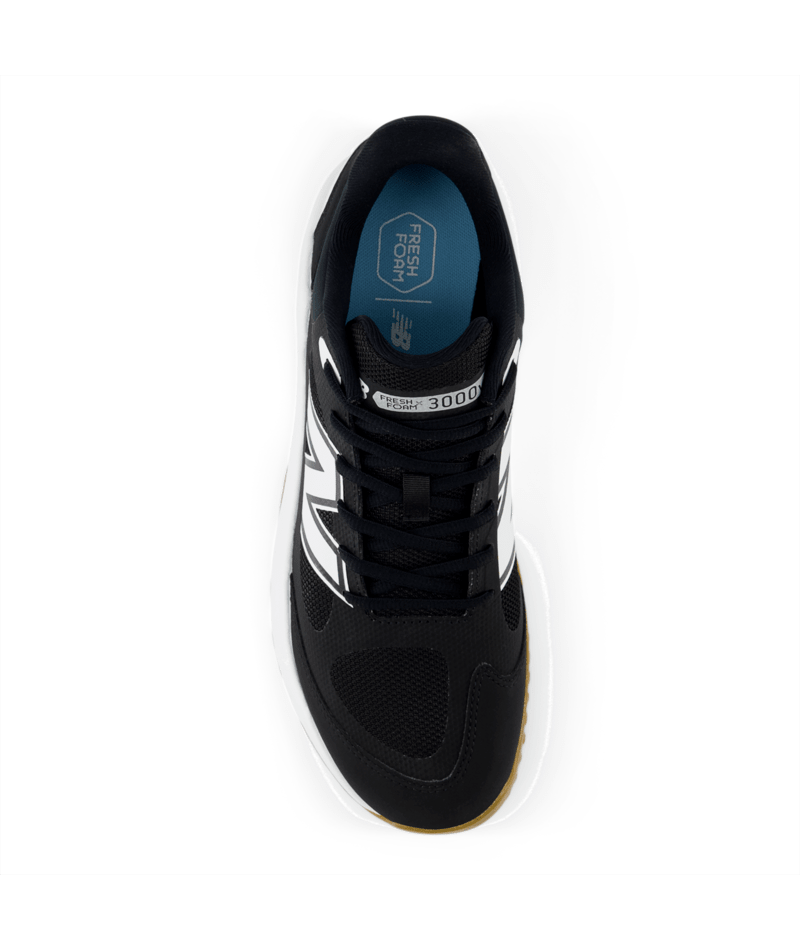 New Balance Men's Fresh Foam 3000v7 Turf-Trainer Baseball Shoes in Black