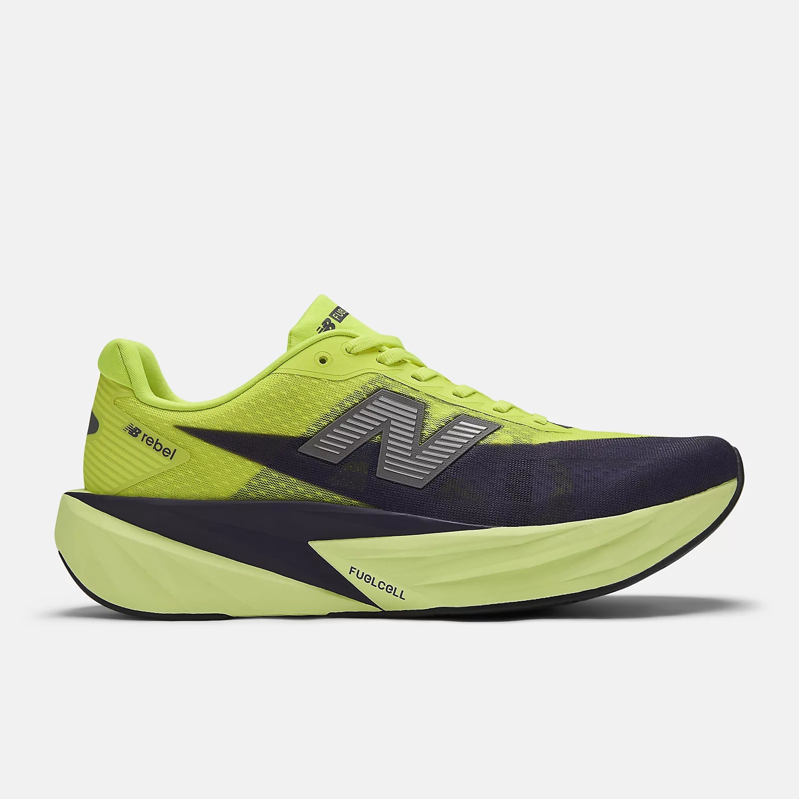 New Balance Men's FuelCell Rebel v5 Running Shoes in Alkaline Green