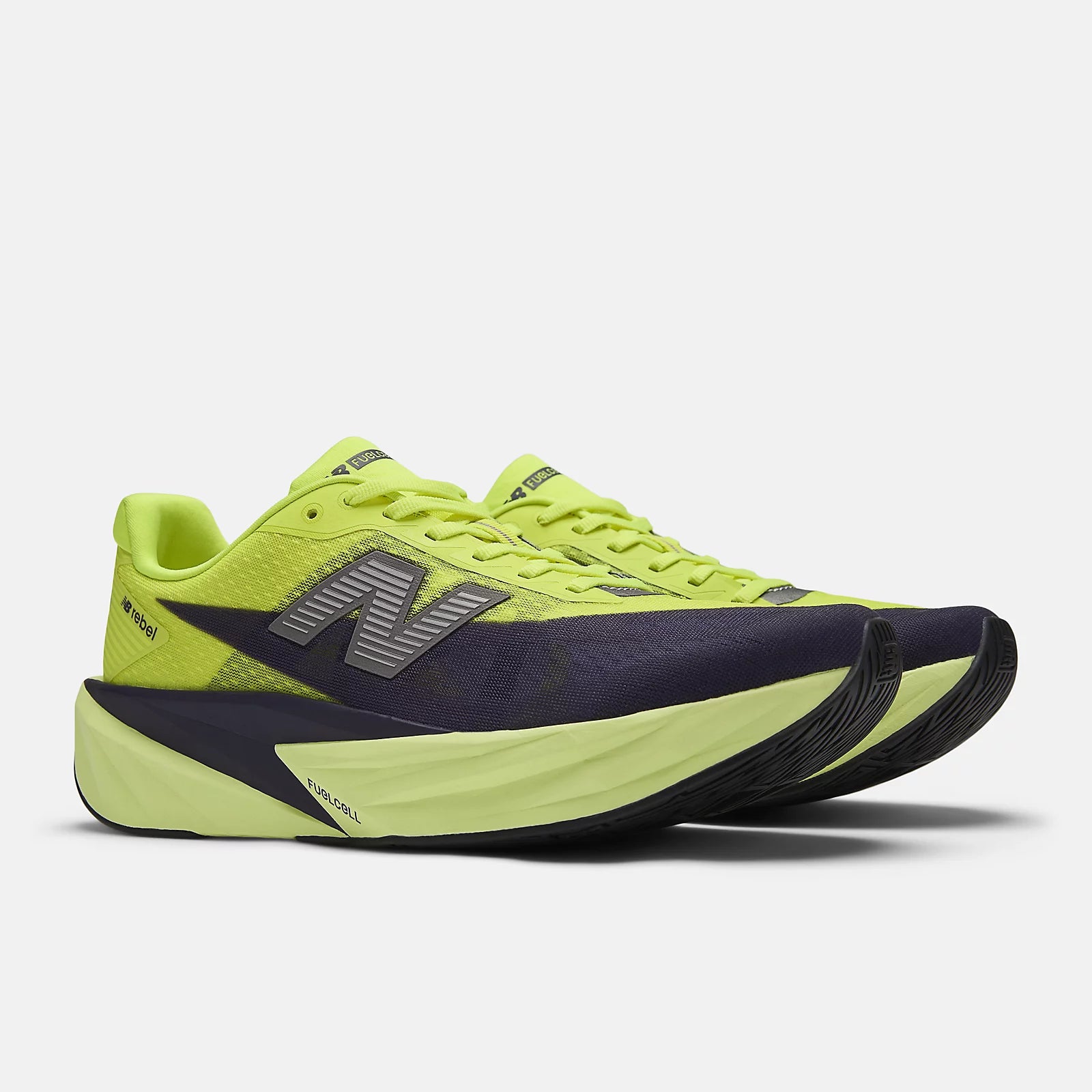 New Balance Men's FuelCell Rebel v5 Running Shoes in Alkaline Green