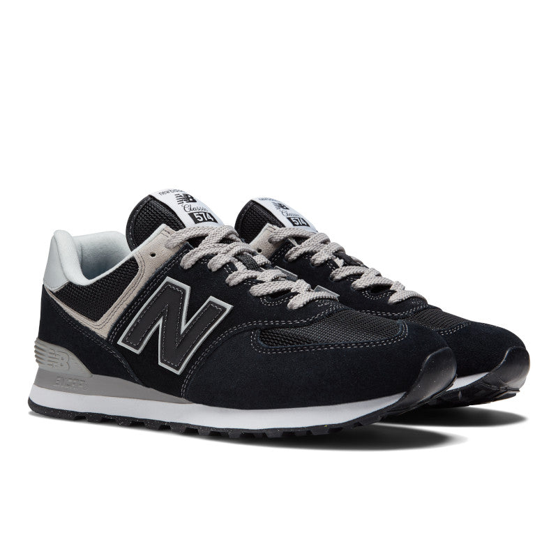 New Balance Men's 574 Core Sport Lifestyle Shoes in Black