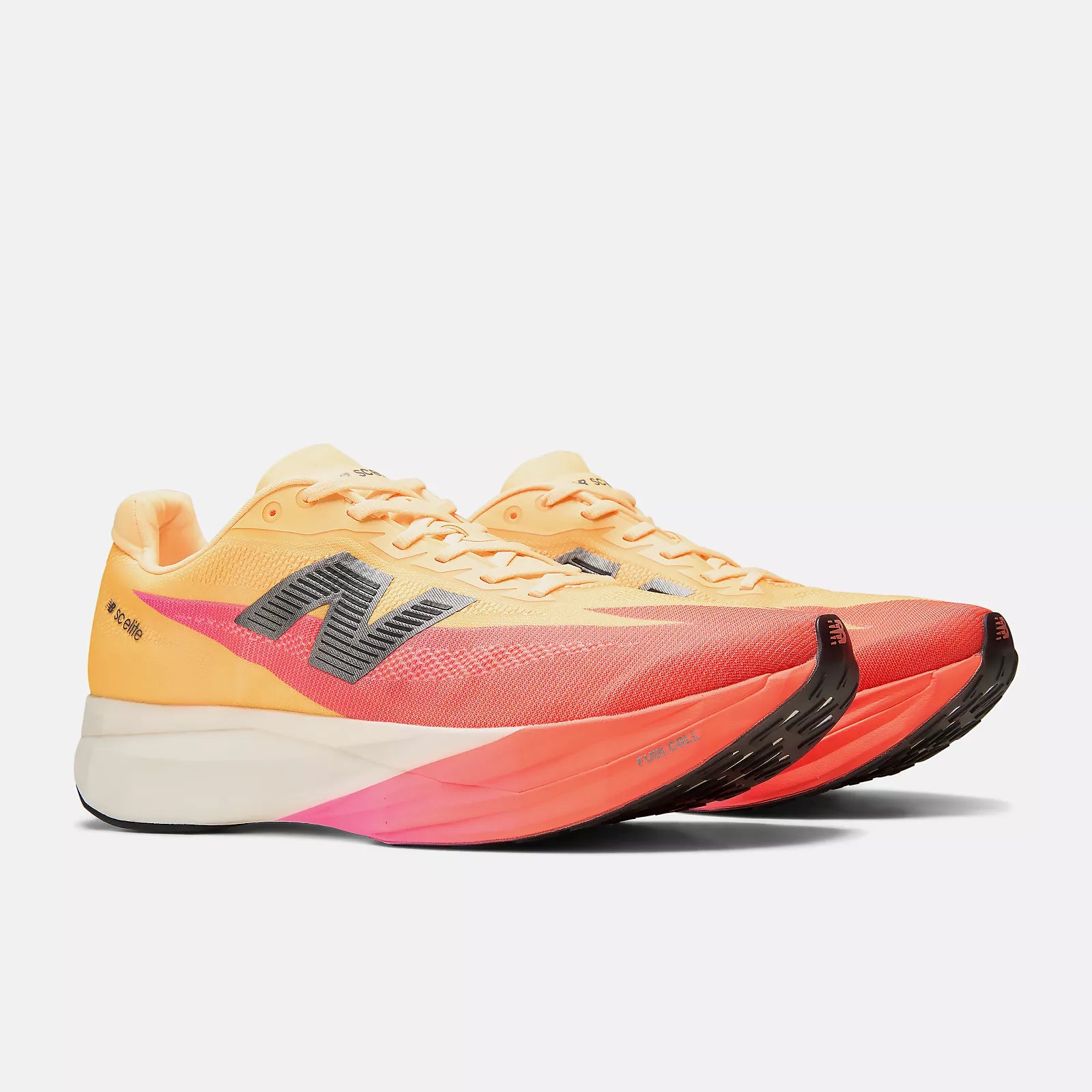 New Balance Men's FuelCell SuperComp Elite v5 Running Shoes in Tangerine Heat