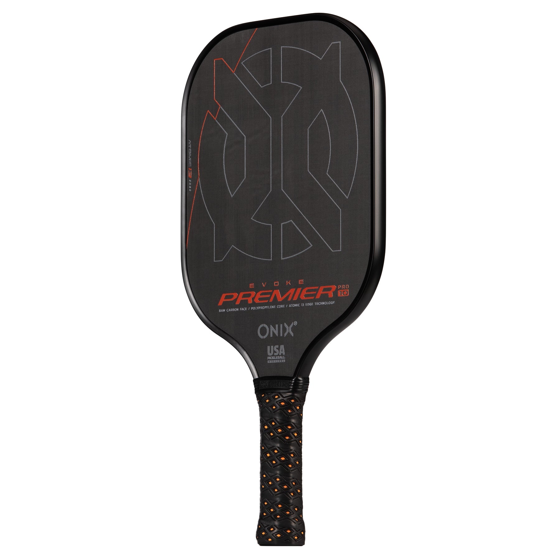 Onix Evoke Premier Pro Raw Carbon Fibre Pickleball Paddle